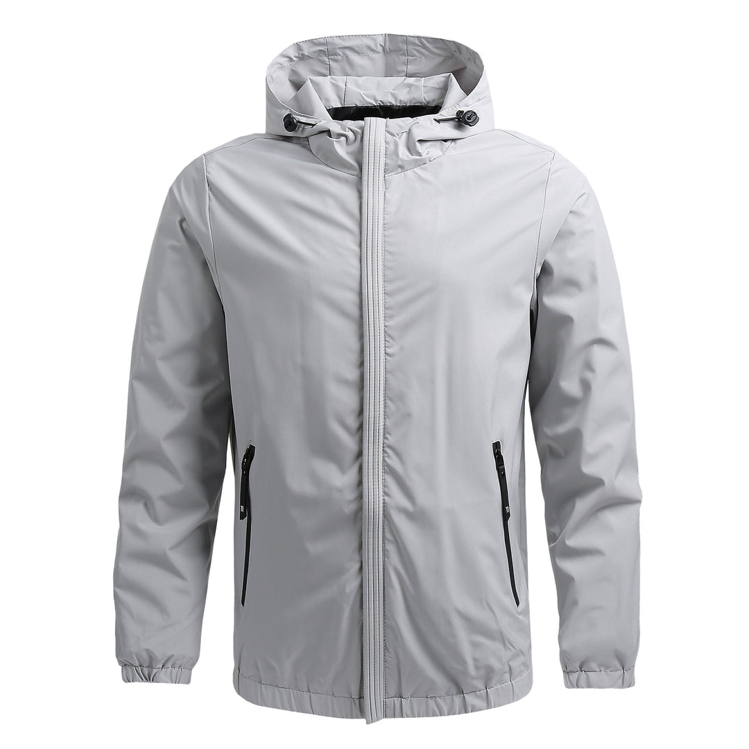 Men's Breathable Outdoor Jacket with Adjustable Collar Mune Fashion
