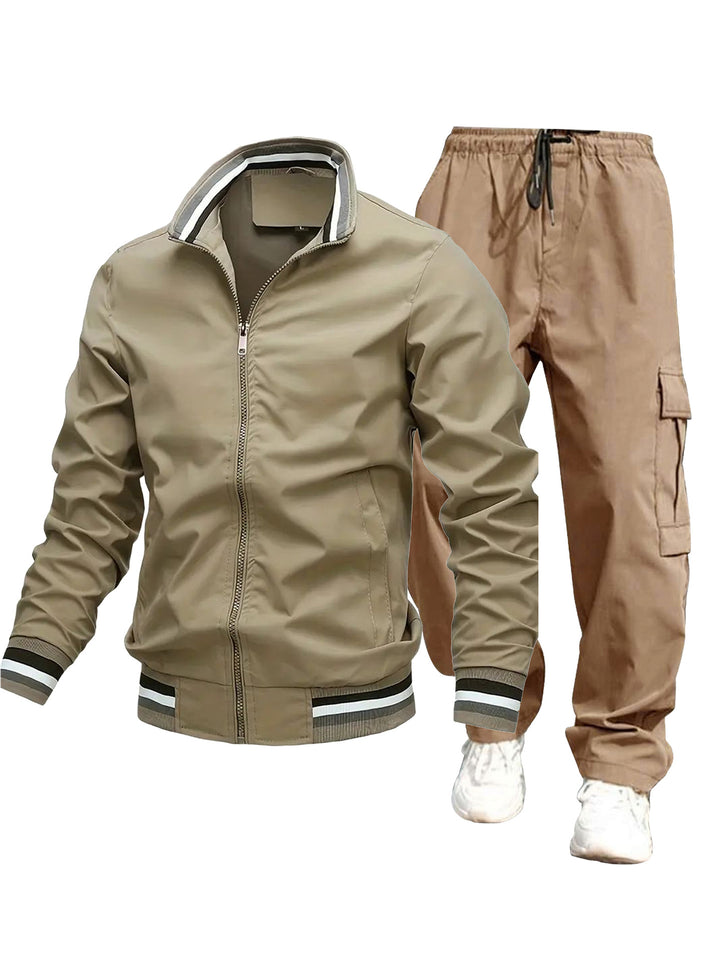 Men's Sports Jacket and Cargo Pants Mune Fashion