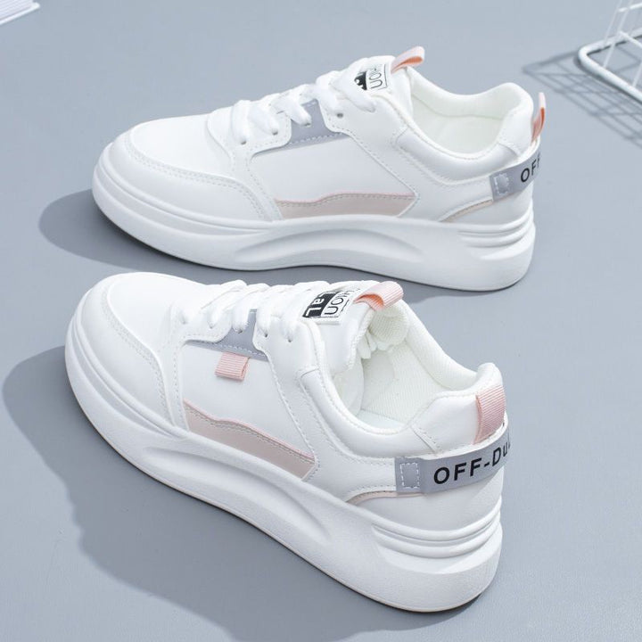Women's sporty sneakers with fashionable design and extra thick sole Mune Fashion