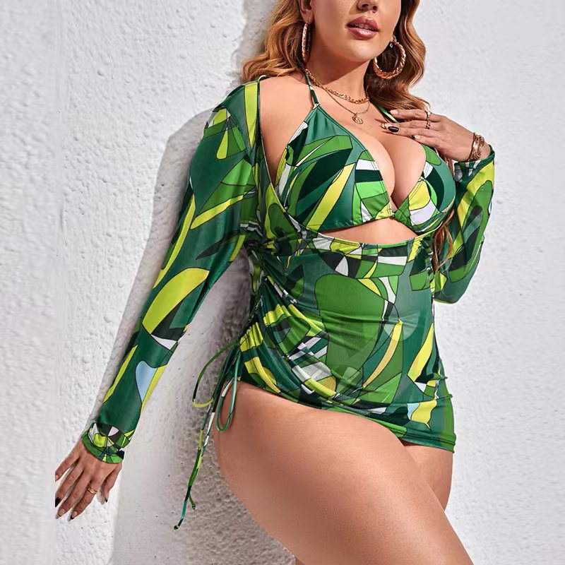 Women's swimsuit with fashionable cut-out and long sleeve Mune Fashion