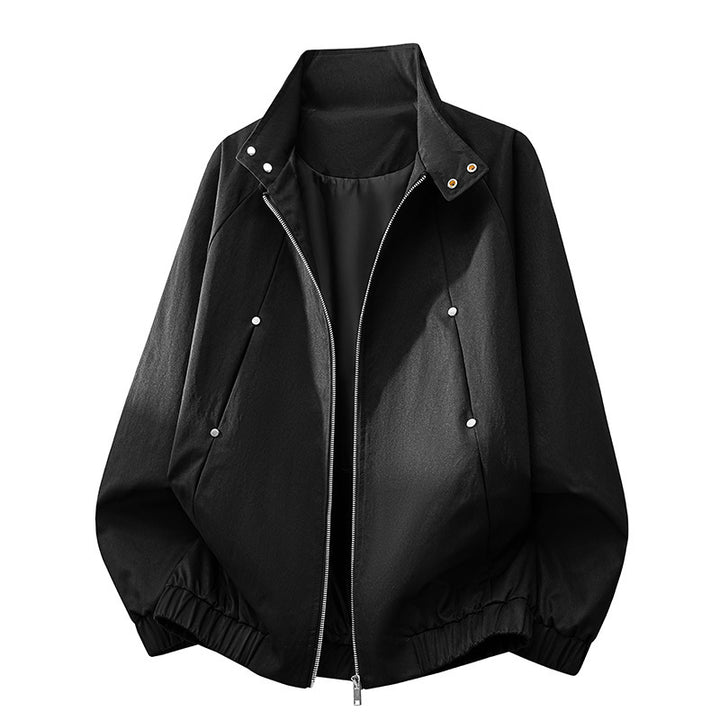 Women's Lightweight Spring Jacket with Elastic Waistband Mune Fashion