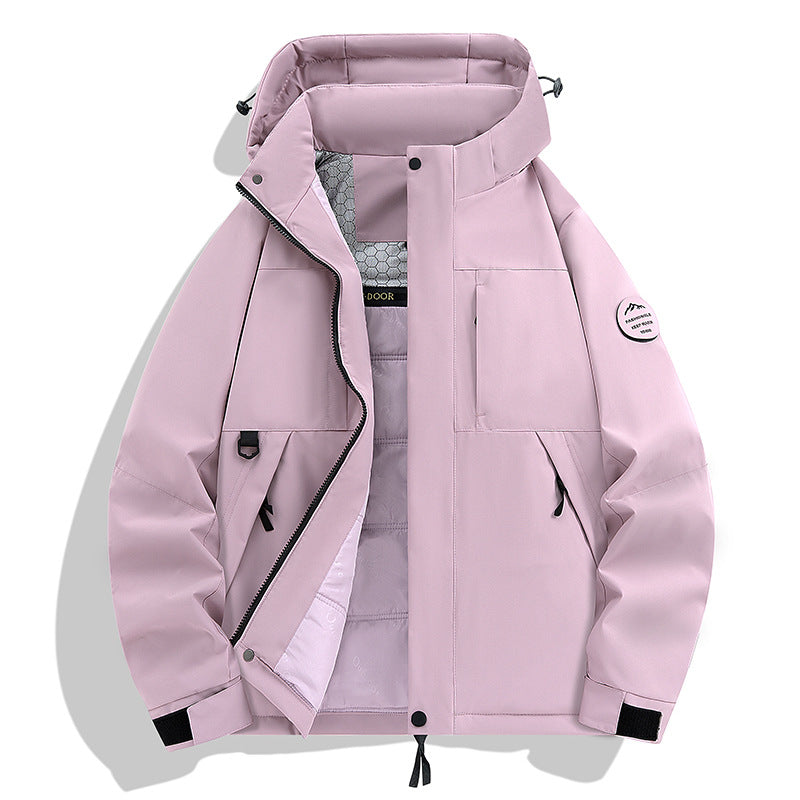 Men's Waterproof and Breathable Softshell Outdoor Jacket Mune Fashion