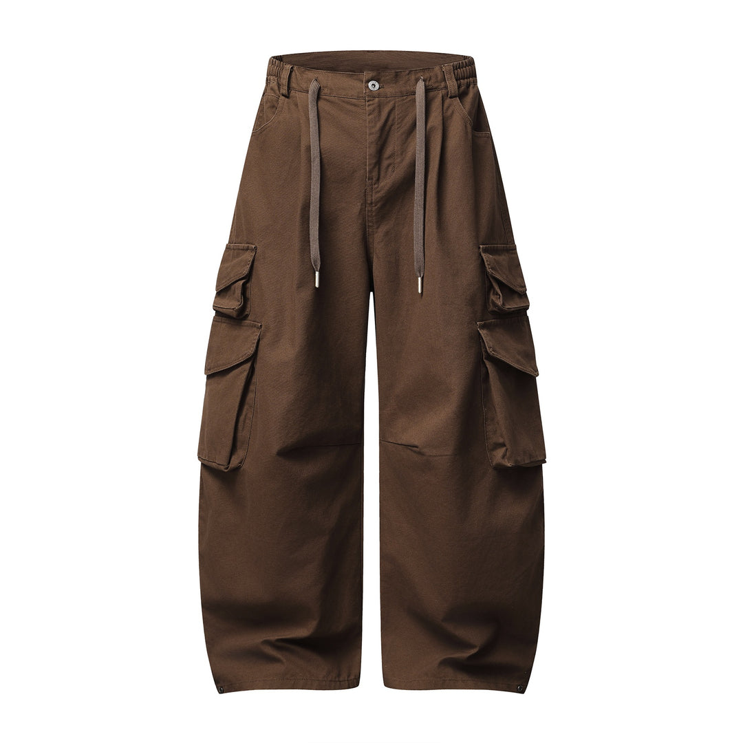 Ladies Utility Cargo Culotte with wide leg, elastic waistband and flap pockets Mune Fashion