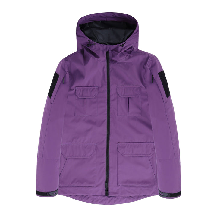 Men's  technical hooded field jacket with multi-flap utility pockets Mune Fashion