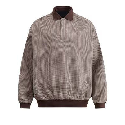 Men's Fashionable Sweater with Collar Mune Fashion