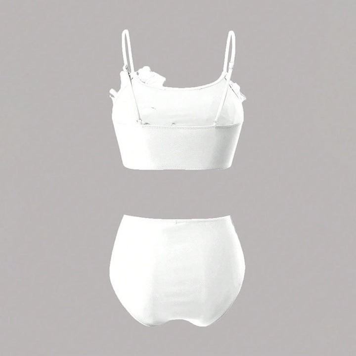 Women's bikini set with floral appliqués Mune Fashion