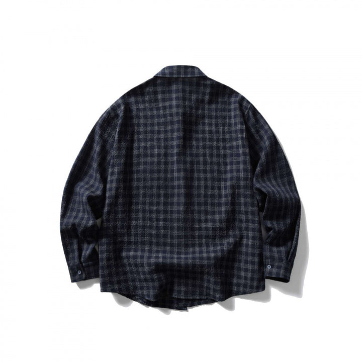 Unisex Oversize-Casual Check Shirt made of soft flannel with patch chest pocket Mune Fashion