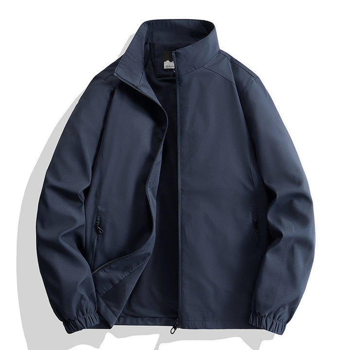 Men's Lightweight Sports Jacket with High Collar Mune Fashion 1787797825