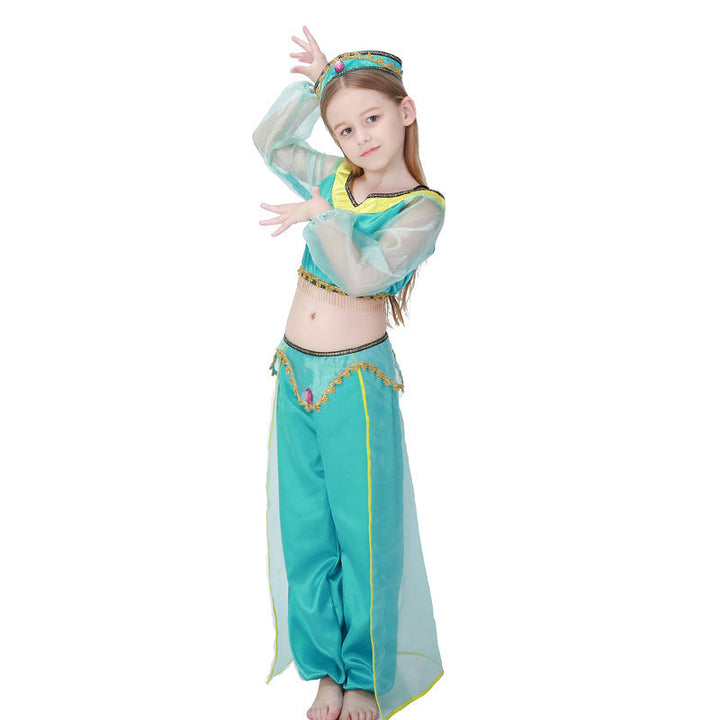 Girls' princess costume in oriental style with sparkling details Mune Fashion