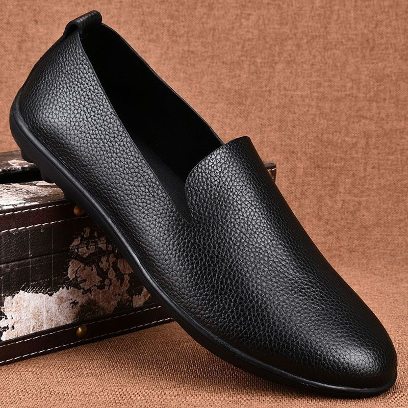 Men's Elegant Leather Moccasins Mune Fashion