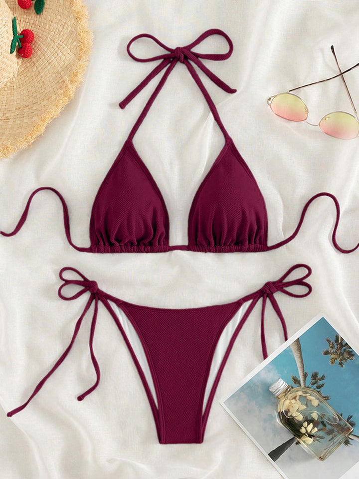 Women's Triangle Bikini Set Mune Fashion