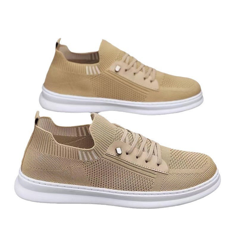 Ladies Breathable Casual Sneakers with Elastic Inserts Mune Fashion