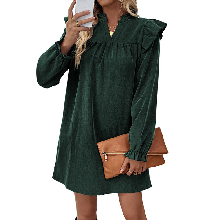 Women's Playfully Cut Top with Ruffle Details Mune Fashion