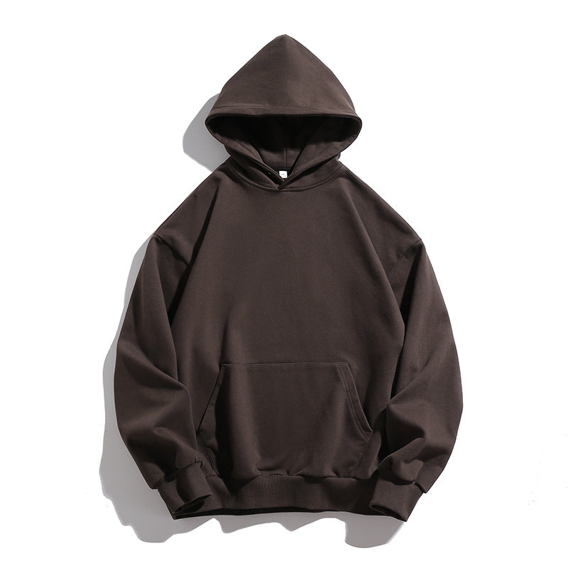 Unisex Relaxed-Fit Cotton Blend Hoodie with Pre-Washed Look and Kangaroo Pocket Mune Fashion