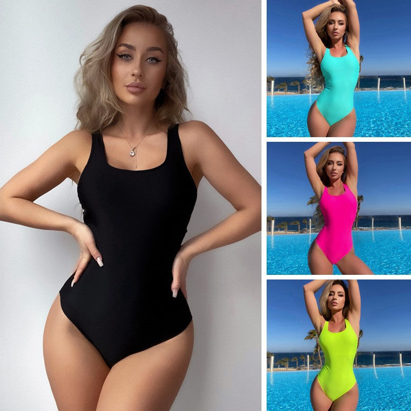 Women Elegant One-Piece Swimsuit Mune Fashion