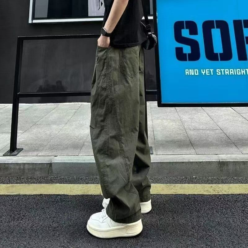 Women Wide Chino Jeans Mune Fashion