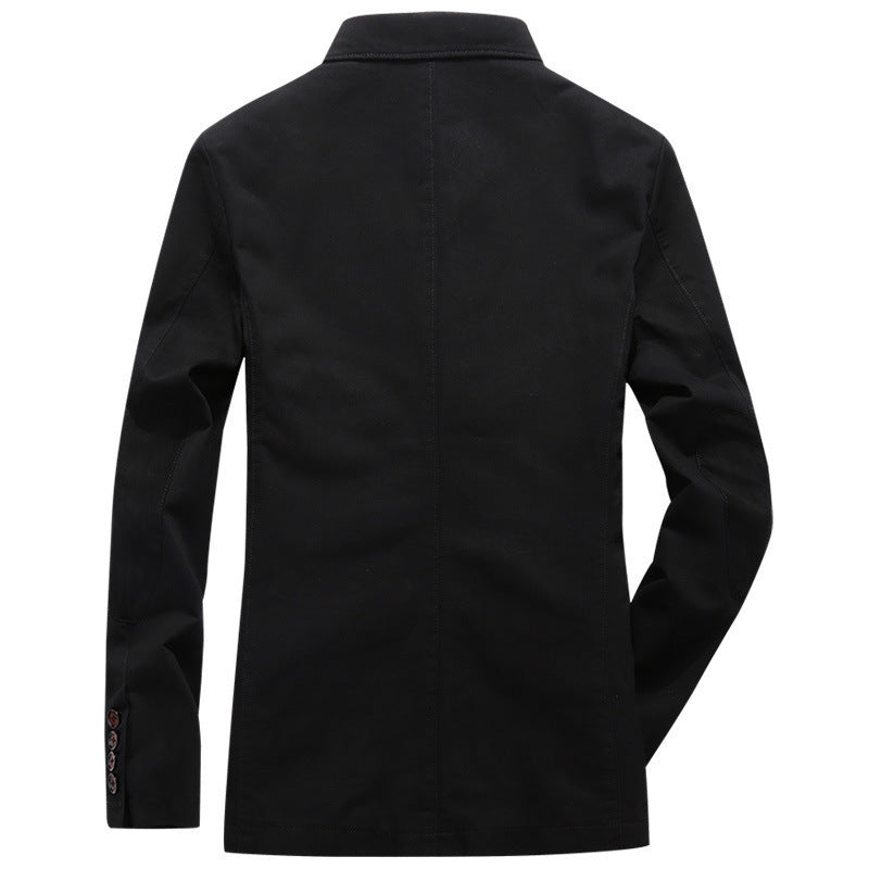 Men's blazer in casual canvas look with contrasting lining and patch pockets Mune Fashion