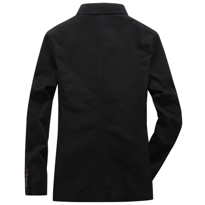 Men's blazer in casual canvas look with contrasting lining and patch pockets Mune Fashion