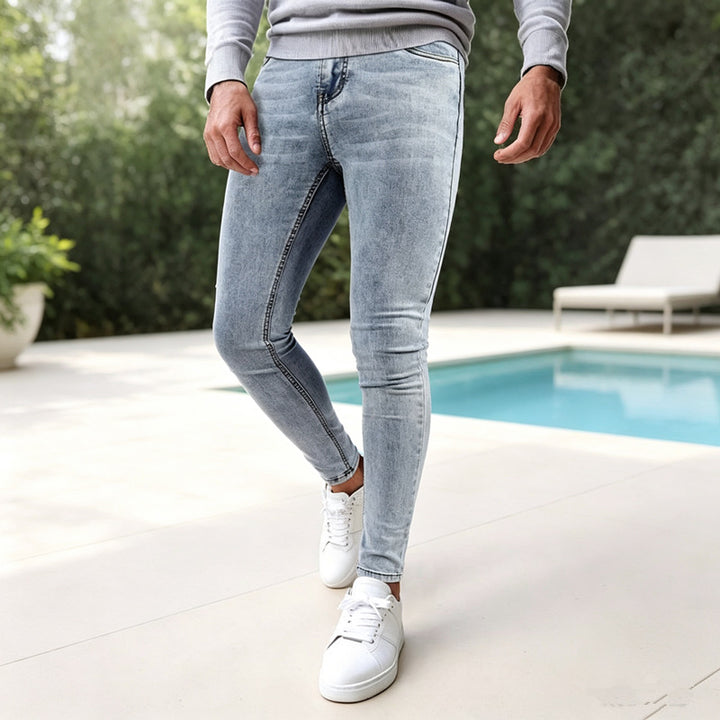 Men's Slim-Fit Denim Pants Mune Fashion