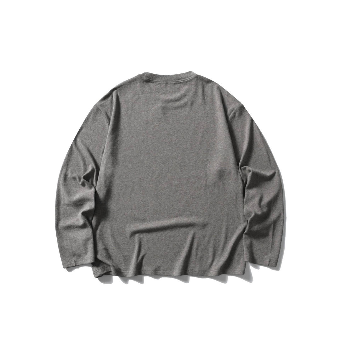 Unisex Oversize Round Neck Sweatshirt with Raglan Seams and Fine Waffle Texture Mune Fashion