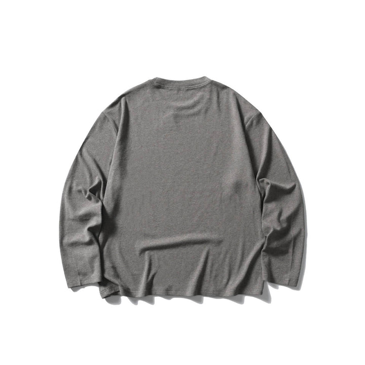 Unisex Oversize Round Neck Sweatshirt with Raglan Seams and Fine Waffle Texture Mune Fashion