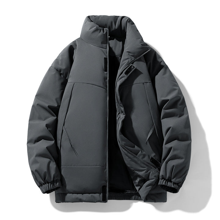 Men's Fashionable Transitional Jacket with High Collar Mune Fashion