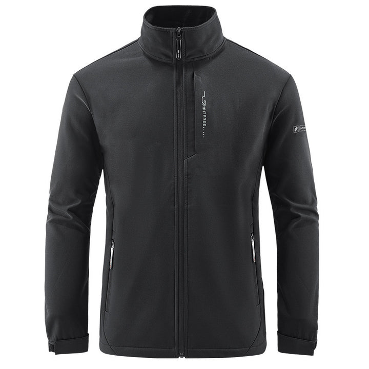 Men's Technical Softshell Jacket with windproof shell, high collar and zip pockets Mune Fashion