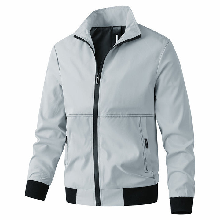 Men's urban minimalist softshell hooded jacket with concealed zipper front Mune Fashion