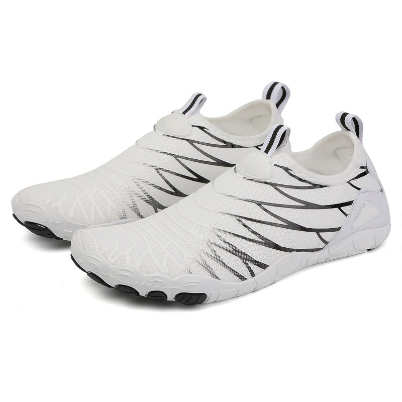 Men's nan elastic slip-on sneakers for coast and boat with seamless elastic upper material, reinforced toe cap, and gripping multi-zone sole Mune Fashion