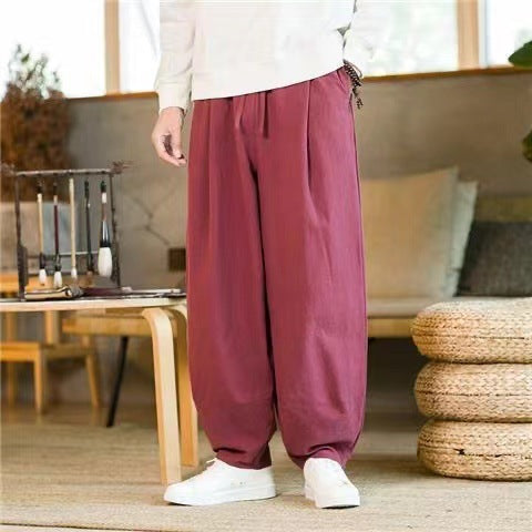 Unisex nan modern oversized harem jogger with deep drop, drawstring and side pockets Mune Fashion