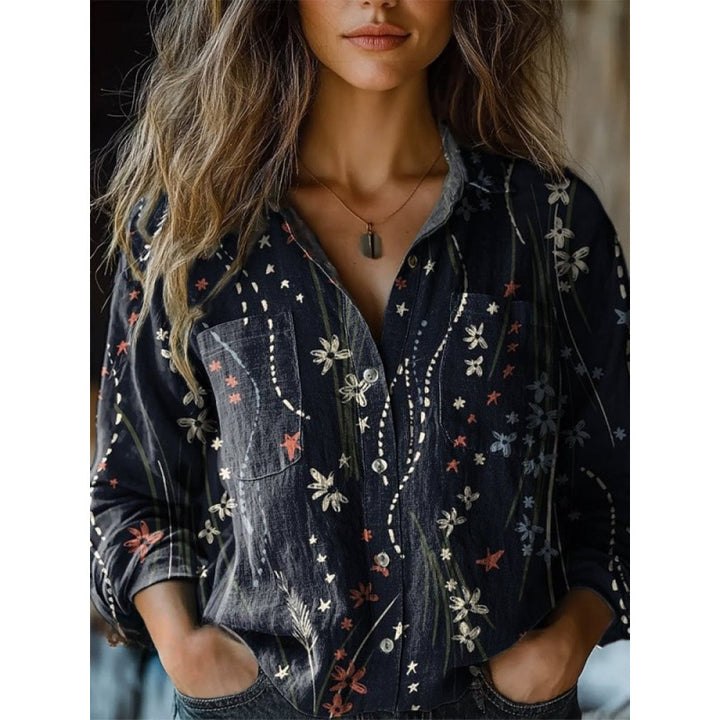 Ladies Stylish Blouse with Paisley Pattern Mune Fashion