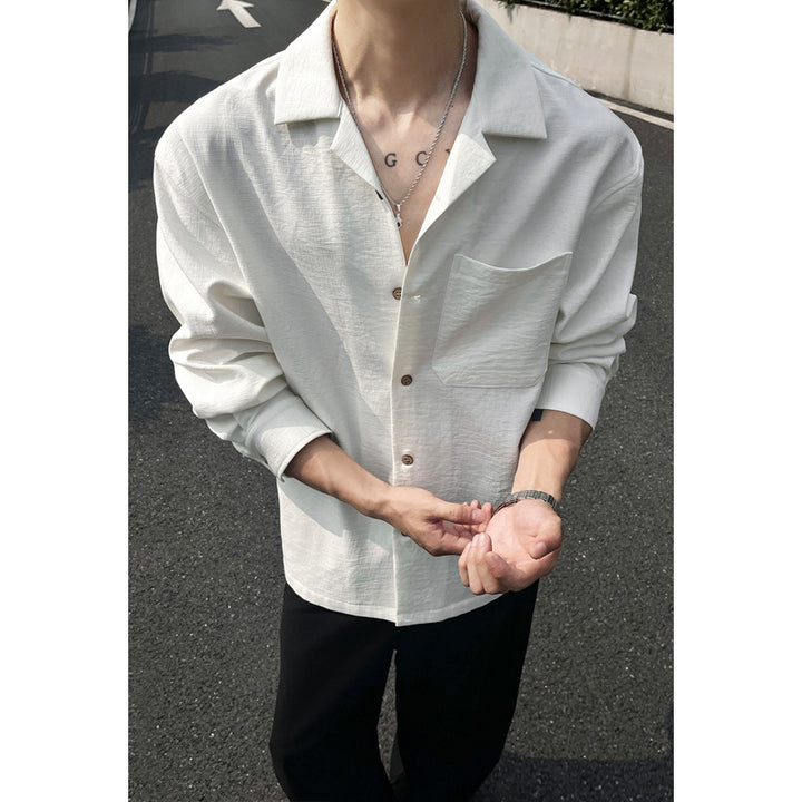 Men's Fashionable Light Shirt Blouse Mune Fashion