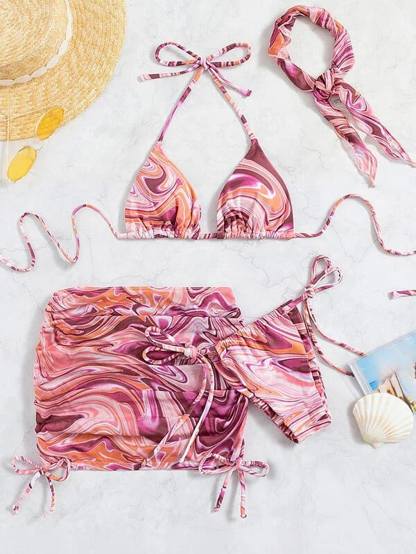Women's bikini set with playful cut and fashionable accents Mune Fashion