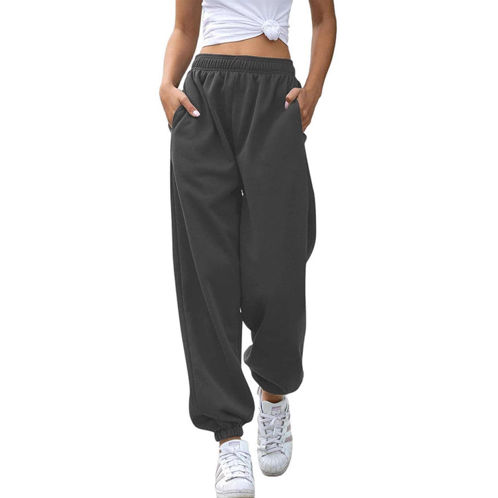 Women's cozy lounge jogging suit set with oversized hoodie and elastic high-waist jogging pants Mune Fashion
