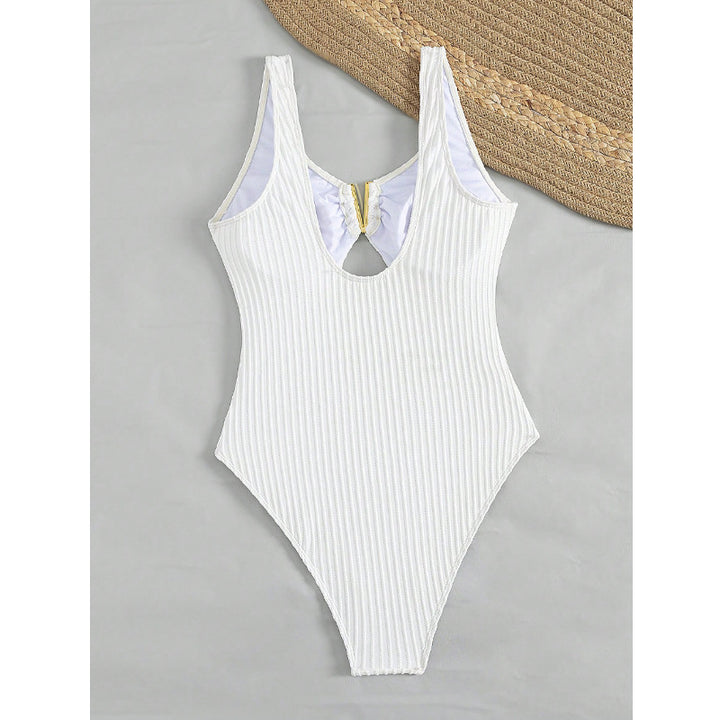 Women's High-Waist Swimsuit with Cut-Out Mune Fashion