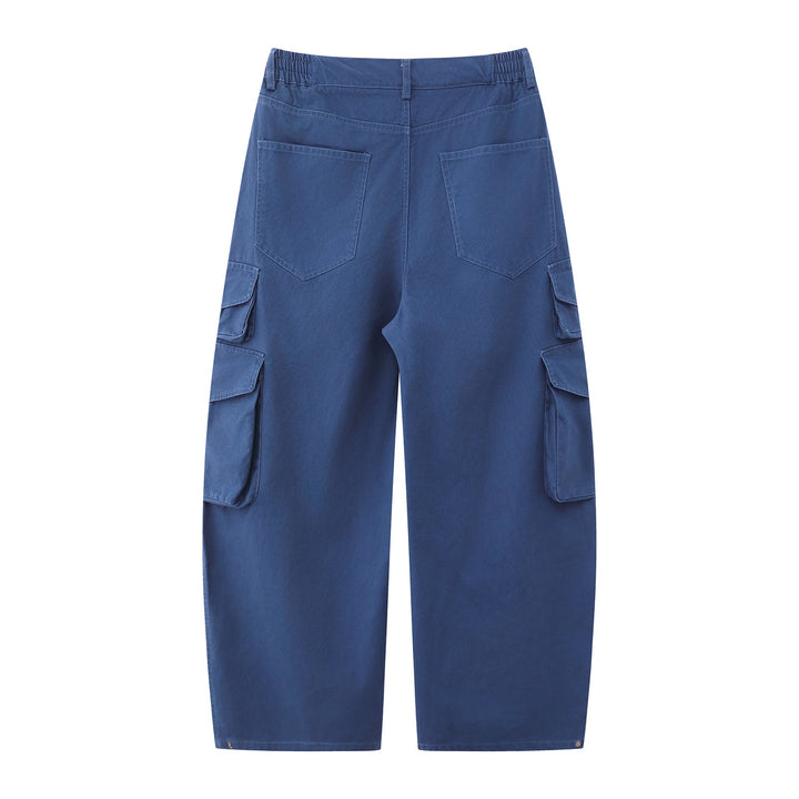 Ladies Utility Cargo Culotte with wide leg, elastic waistband and flap pockets Mune Fashion