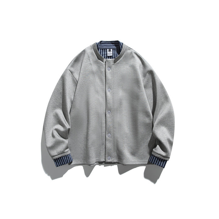 Men's two-layer transitional jacket with integrated shirt insert Mune Fashion