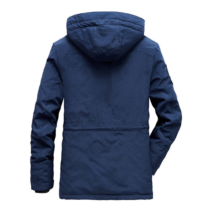 Men's Modular Utility Parka with Continuous Teddy Fleece and Concealable Front Placket Mune Fashion