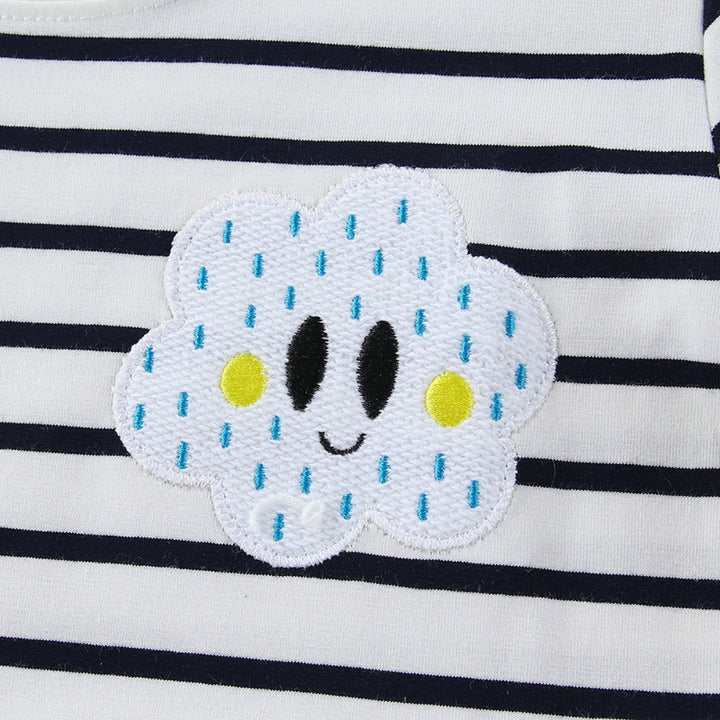 Girl's casual dress with cute animal appliqués Mune Fashion