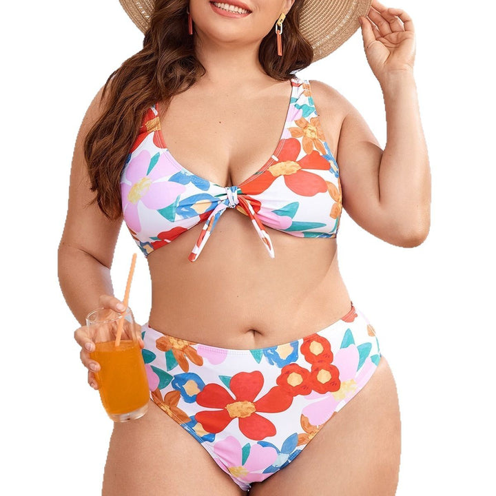 Women Bikini Set with floral design and comfortable strap closure Mune Fashion