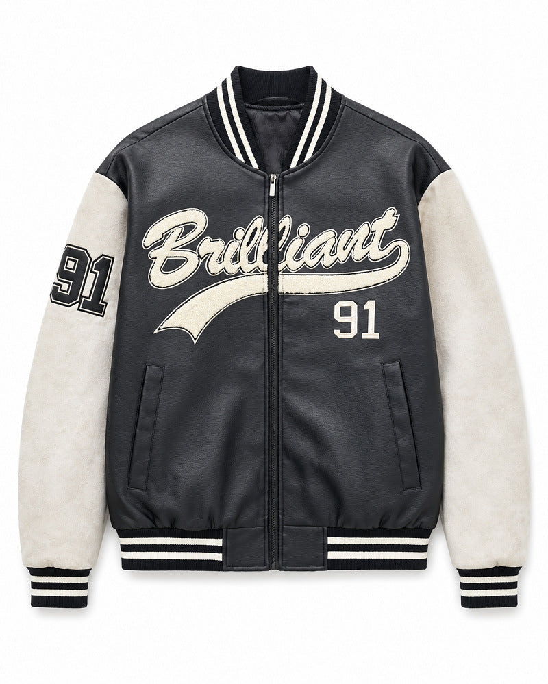 Men's Stylish Bomber Jacket with Sporty Cut Mune Fashion