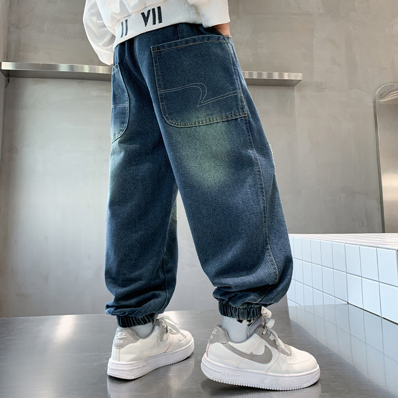 Unisex casual sweatpants with elastic waistband and deep pockets Mune Fashion