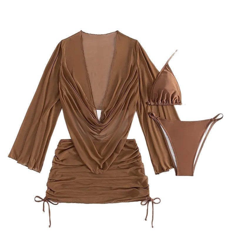 Ladies Bikini Set with elegant wrap top Mune Fashion