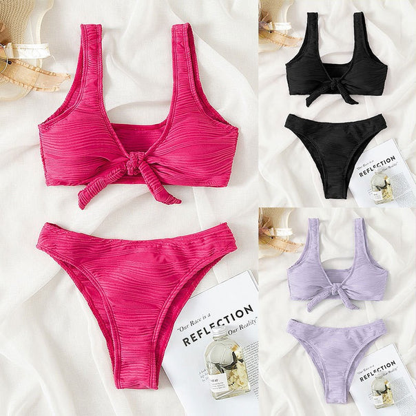 Women's bathing set with knotted top Mune Fashion