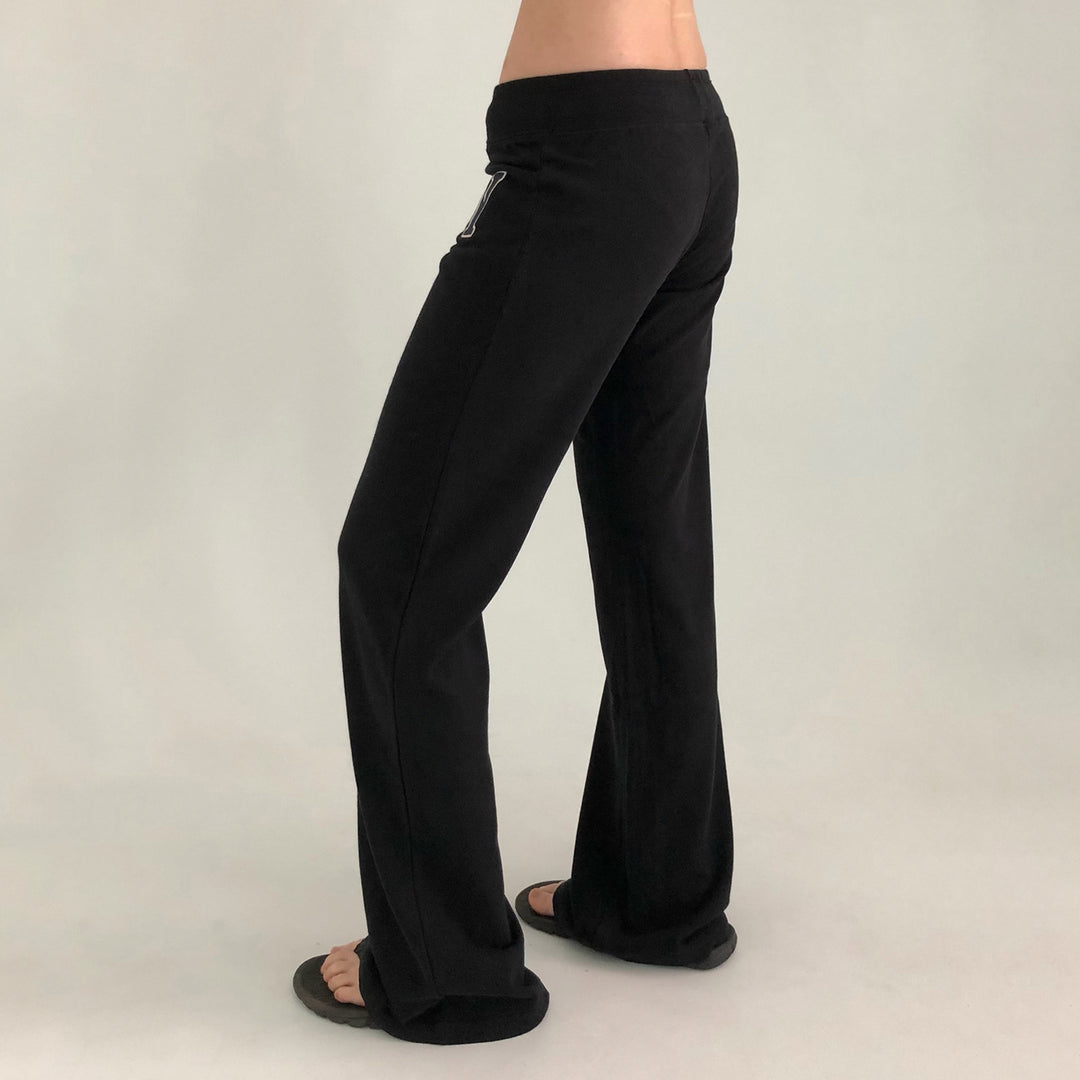 Women Soft High-Waist Lounge Pants with Wide Leg, Drawstring and Subtle Brand Embroidery Mune Fashion
