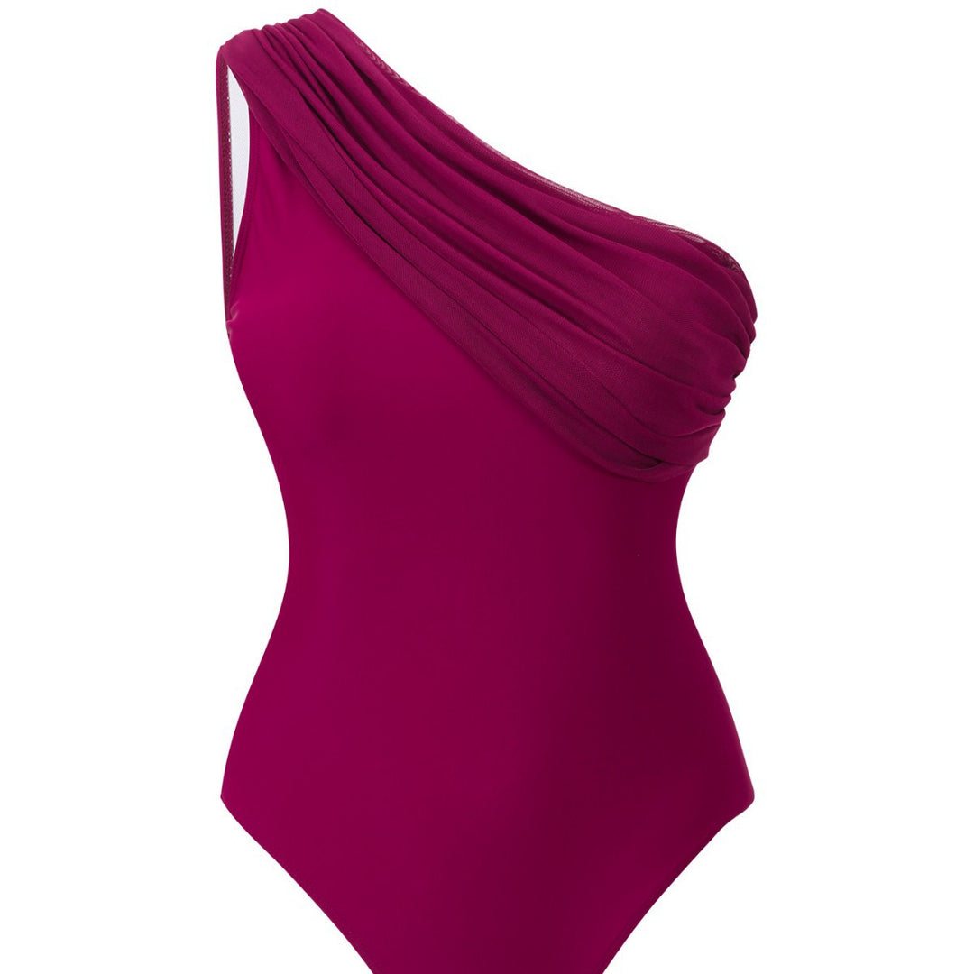 Women's elegant One-Shoulder swimsuit set Mune Fashion