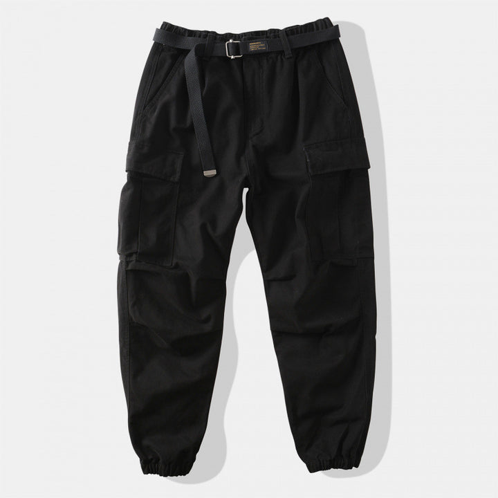 Men's cargo pants with adjustable waistband and practical pockets Mune Fashion