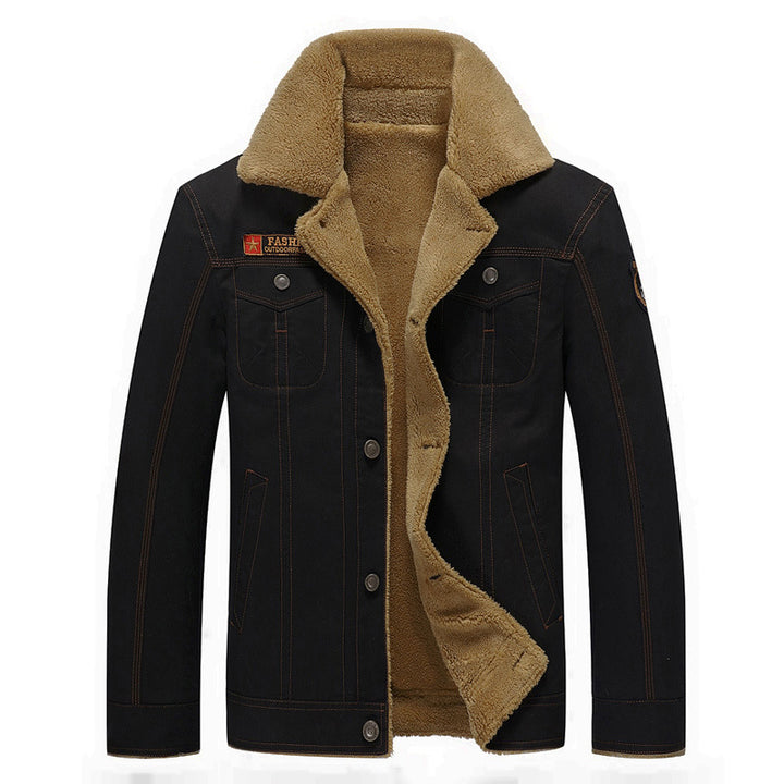 Men's winter jacket with fleece lining Mune Fashion