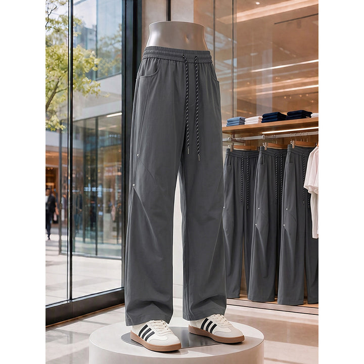 Women's loose-fitting casual pants with elastic waistband Mune Fashion