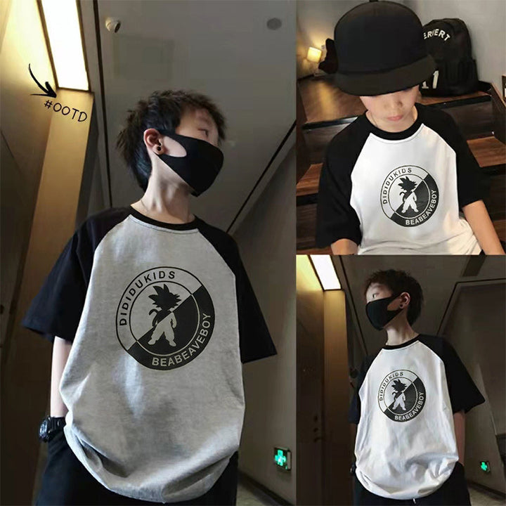Boys casual T-shirt with creative print Mune Fashion